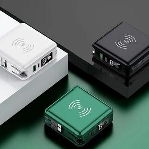 Portátil de venta superior con enchufe EU AU 15000mAh banco de energía inalámbrico Pad portátil 5 en 1 cargador inalámbrico de carga rápida banco de energía - Product Image 5