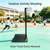 Système de caméra de suivi automatique intelligent TongLeFang BFM108, rotation à 360 degrés, construction métallique durable pour les cours scolaires