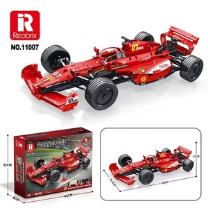 Reobrix 11007, Set <span class=keywords><strong>de</strong></span> Bloques <span class=keywords><strong>de</strong></span> Construcción <span class=keywords><strong>de</strong></span> Coche <span class=keywords><strong>de</strong></span> Carreras <span class=keywords><strong>de</strong></span> Fórmula <span class=keywords><strong>1</strong></span>, Kit <span class=keywords><strong>de</strong></span> Modelo Educativo DIY, Juguete Coleccionable para Niños y Adolescentes, Regalo - Product Image 1