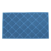 Tapis anti-dérapant écologique, doux, durable, imperméable, en plastique, imprimé moderne, pour attraper la litière des chats