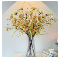 Fleurs artificielles en mousse d'azalée, fleurs de savon en relief pour la décoration de salon, de table à manger, de centre de table, de mariage