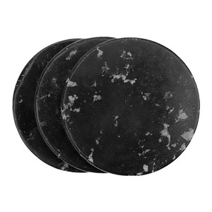 Pièces rondes en jade pour extensions de cils, 3 pièces, outils en pierre noire pour usage esthétique - Product Image 1
