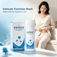 Nettoyant intime féminin à marque privée, antibactérien, à base d'ingrédients naturels, pour l'équilibre du pH vaginal, pour les parties intimes