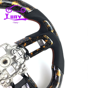 Volant de course en fibre de carbone forgé sur mesure pour <span class=keywords><strong>Mustang</strong></span> <span class=keywords><strong>GT</strong></span> 350 <span class=keywords><strong>500</strong></span> S550 Shelby ZG Mach-<span class=keywords><strong>E</strong></span>, style D - Product Image 5