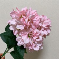 Bunga Hydrangea Sutra Buatan, Buket Bunga Tiruan, Seperti Asli untuk Dekorasi Pernikahan, Rumah, Hotel, Pesta, dan Centerpiece