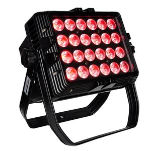 En stock 24/18 Watt RGBWAUV LED Lampe murale carrée étanche IP65 Lumières mobiles avec corps en aluminium Projection DMX512 - Product Image 1
