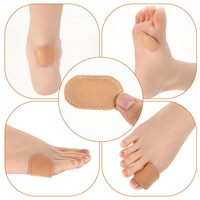 Coussinets protecteurs pour hallux valgus, callosités et orteils, en mousse, pour femmes et hommes, accessoires de chaussures, protection talon et orteils