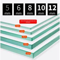 Verre trempé sur mesure de qualité supérieure résistant à l'usure XinHong, verre trempé plat transparent pour table de bureau et utilisation en mobilier d'intérieur