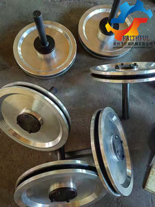 와이어 톱 기계 맞춤형 OEM 지원용 D300mm 플라이휠/풀리 액세서리 - Product Image 4