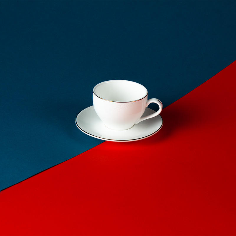 ถ้วยกาแฟ &amp; จานรองแบบ180cc