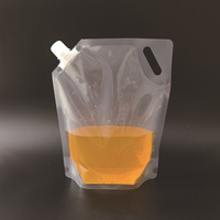 Pochettes souples personnalisées 1L 2L avec bec verseur pour eau, jus, lait, purée, aliments pour bébés – Emballage de recharge en plastique