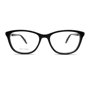 SARA 중국 공급 업체 도매 패션 아세테이트 안경 사용자 정의 여성 광학 안경