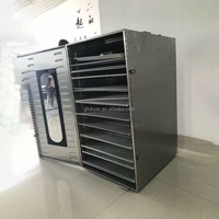 Industriële roestvrijstalen voedseldroger automatische lade-droogoven elektrische fruit- en groentedroogmachine voor vis en groenten