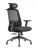 Chaise de bureau pivotante moderne et confortable de luxe, avec dossier en maille et hauteur réglable, fabriquée sur mesure à Foshan, Chine, en vente