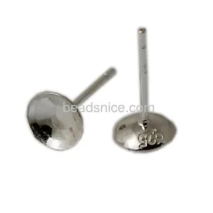 Beadsnice ID 29652 925 Bạc Stud Phát Hiện Tốt Nhất Cho DIY Trang Sức Trung Quốc Bông Tai