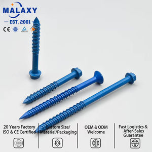 Vis à <span class=keywords><strong>béton</strong></span> MALAXY à tête étoilée 3/16 1/4, fixateur d'usine de haute qualité, vis d'ancrage à tête hexagonale bleue pour <span class=keywords><strong>béton</strong></span> - Product Image 1