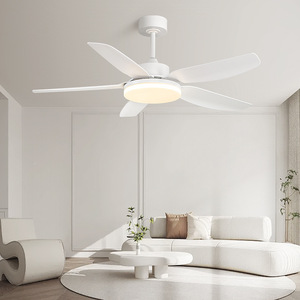 Ventilatore da Soffitto con Luce per Soggiorno, Sala da Pranzo e Camera da Letto, Stile Nordico, Controllabile da Remoto e App, Silenzioso, Spettro Completo, Alta Potenza del Vento - Product Image 3