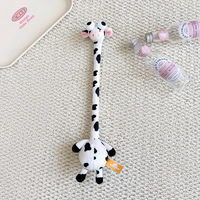 Nouveau jouet en peluche amusant à long cou, pendentif de sac à dos animal abstrait, accessoires amusants, jouets en peluche émotionnels