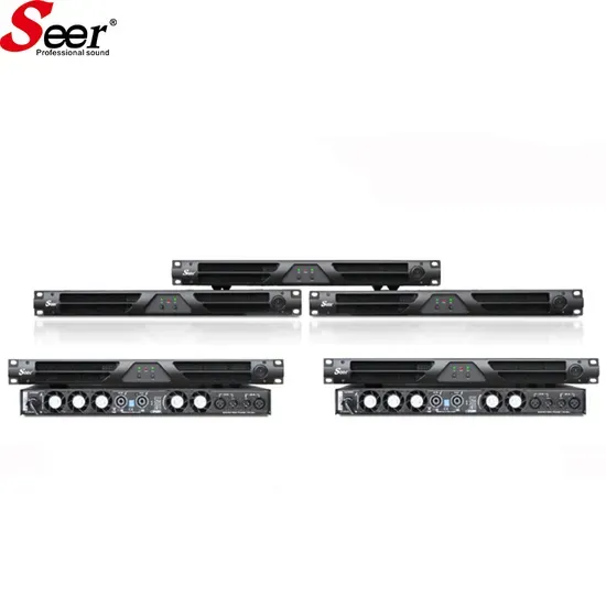 Seer Audio 2.1 Channel Class-D Professional Loudspeakers Digital Amplifiers with 4 Output AC 220V