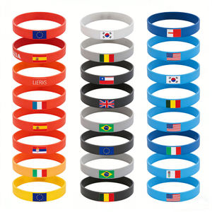 Bracelets en silicone personnalisés avec logo imprimé, écologiques, vente en gros d'usine, cadeaux promotionnels et événements - Product Image 2