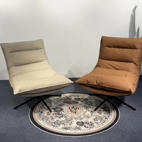 Fauteuil pivotant ergonomique à dossier haut rembourré avec touches de piano, base métallique pour usage domestique