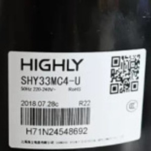 Pièce de compresseur Hitachi-Haili Shw33tc4-U pour équipement de réfrigération, climatisation, refroidissement et chauffage - Product Image 2