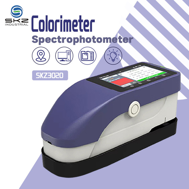 SKZ-SY3020 Portable  Spectrophotometer Colorimeter with SCI and  One Sec Used to Measure the Color Difference of Various Samples