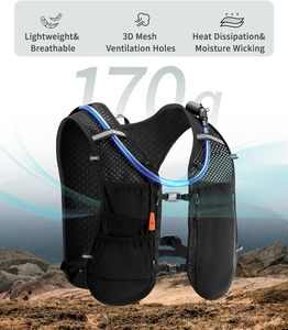 <span class=keywords><strong>Sac</strong></span> à dos d'<span class=keywords><strong>hydratation</strong></span> pour la course à pied, <span class=keywords><strong>sac</strong></span> léger et respirant avec poche à eau de 2 L, <span class=keywords><strong>sac</strong></span> à dos pour la randonnée, la course à pied, le cyclisme - Product Image 5