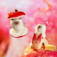 Cat PAI Funny Fruits Series Blind Box Figuren Willekeurige Actiefiguren Verrassing Mysterieus Verzamelbaar Speelgoed Kerst Verjaardag Cadeaus
