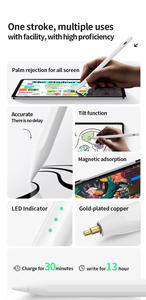 Stylet actif Premium Fast Charge iPAD Pencil <span class=keywords><strong>avec</strong></span> rejet de la paume et sensibilité à l'inclinaison pour iPad, <span class=keywords><strong>dessin</strong></span> et écriture professionnels - Product Image 5