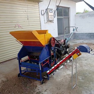 Machine de traitement des arachides type 900, double alimentation diesel-électrique, ensacheuse automatique, séparateur de fruits et de vigne d'arachide - Product Image 1