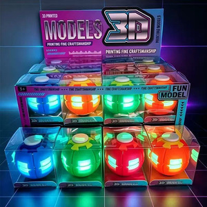 Bola Giratoria Impresa en 3D con Luces, Juguete Giratorio Luminoso y Colorido, Regalo de Cumpleaños para Niños, Recompensa para el Aula, Coleccionable, Sorpresa - Product Image 1