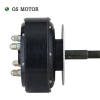 Moteur QS 1000W 48V-96V 205 40H V2 Type BLDC sans balais à aimant permanent, moteur moyeu à arbre unique, étanche IP54, efficacité 85%-92%