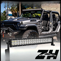 Barres lumineuses LED directes d'usine pour voitures, projecteurs pour Jeep Wrangler JK, éclairage de modification pour véhicules tout-terrain, barres lumineuses de toit et de pare-chocs avant 9-30V 100W