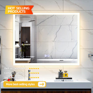 Wholesale Manufacturer Large Round Shaped <b>Frameless</b> LED Smart <b>Mirror</b> For <b>Bathroom</b> Illuminated With Touch Switch - Product Image 3