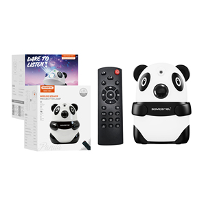 Altoparlante Proiettore Stellare Somostel Panda con Modalità Musica e Rumore Bianco, Luce Stellare RGBW + Verde, Telecomando - Product Image 6