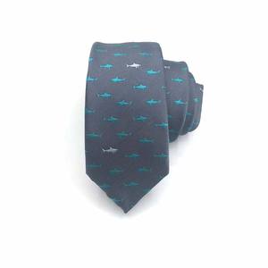 ODM OEM, высококачественные модные шелковые тканые галстуки, оптовая продажа, итальянские мужские шелковые галстуки в черном стиле - Product Image 5