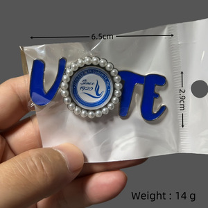 <span class=keywords><strong>Zeta</strong></span> <span class=keywords><strong>phi</strong></span> <span class=keywords><strong>Beta</strong></span> sorority tham gia món quà cưới ngọc trai men Pigeon vương miện hình dạng bộ sưu tập Trâm cho phụ nữ - Product Image 4