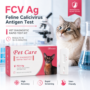 Kit de Prueba de Antígeno de Micoplasma Pneumoniae Felino, Cassette de Diagnóstico Rápido MP Ag, Detección Respiratoria, Muestra Gratuita, Exportación OEM - Product Image 1
