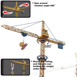 <span class=keywords><strong>2022</strong></span> nouveau <span class=keywords><strong>camion</strong></span> jouet pour enfants rc télécommande radio voiture de grue à tour d'ingénierie simulée avec 2.4GHZ 6 canaux - Product Image 2