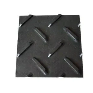 优质抗压承重HDPE板聚乙烯聚合物铺路板地垫