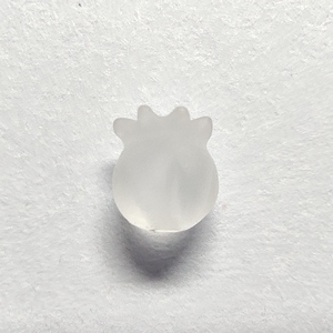 F29 4mm Hermosa Piedra Preciosa Suelta de Cuarzo CN Blanco Esmerilado en Forma de Flor de Granada para Colección de Arte - Product Image 2