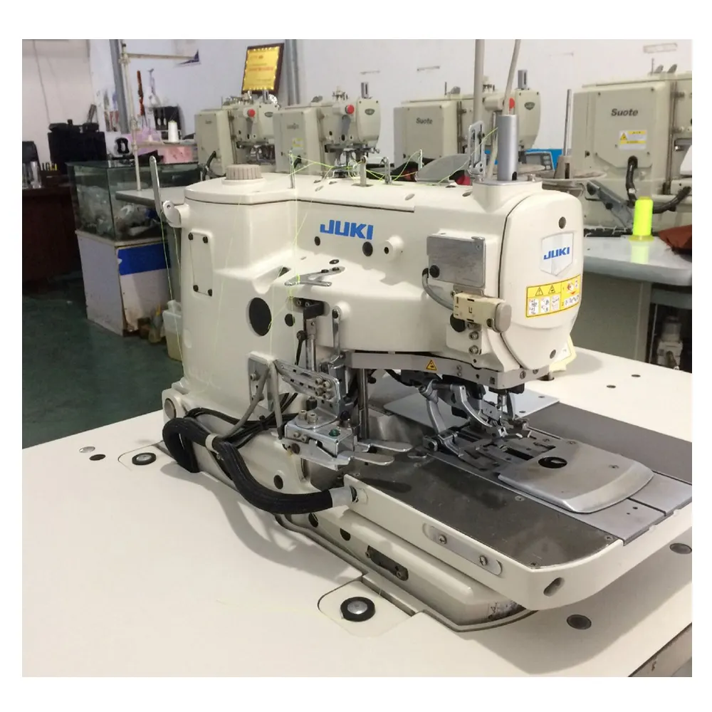 JUKIs-máquina de coser Industrial de alta velocidad, MEB-3200 de Japón, ojal controlado por ordenador