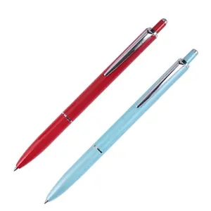 High Quality Colorful Popular Metal Retractable Ballpoint Pens With Logo