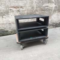 Kkmark Mini étui portable empilable 2U 3U 4U 6U 8U 12U 16U 19 "moulé dans l'espace pour amplificateur de vol demi-rack