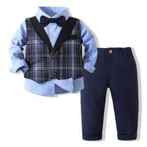 Traje de Niño Estilo Europeo, Ropa de Moda Formal, Traje Infantil para Niños de 6 Años, Traje de Fiesta de Cumpleaños de Verano, Pantalones de Manga Larga - Product Image 6