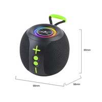 Mini haut-parleur portable Q42 pour Bluetooth 5.3, batterie 1200 mAh, sortie 5W, éclairage LED RGB, prise en charge de la personnalisation OEM