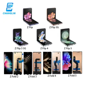 Original screen mobile phone lcds for samsung galaxy Z Flip 2 3 4 5g ecran pantalla fold display