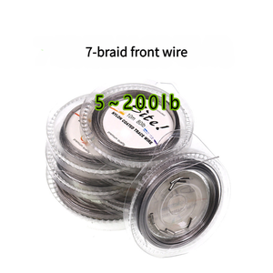 WEIHE 5lb-200lb 7 tissage paquet <span class=keywords><strong>de</strong></span> colle en acier inoxydable fil Anti-morsure pêche douce en haute mer <span class=keywords><strong>ligne</strong></span> <span class=keywords><strong>de</strong></span> pêche sous-plomb fil Leader - Product Image 3