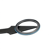 Nouvel Arrivage Lunette de montre SKX007 en acier inoxydable 316L avec joint noir mat Outil et pièce pour montre-bracelet Nouvel Arrivage